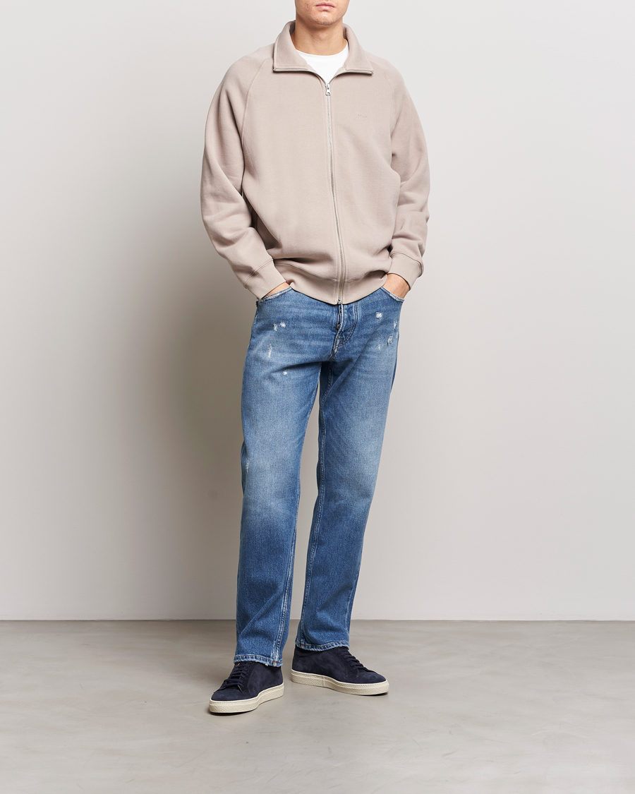 Homme | Pulls Et Tricots | NN07 | Carlo Full-Zip Sweatshirt Khaki Sand