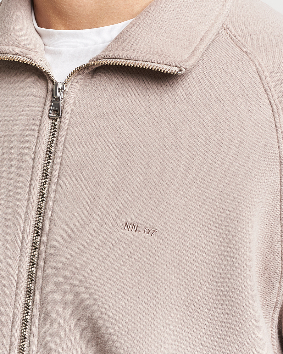 Homme | Pulls Et Tricots | NN07 | Carlo Full-Zip Sweatshirt Khaki Sand