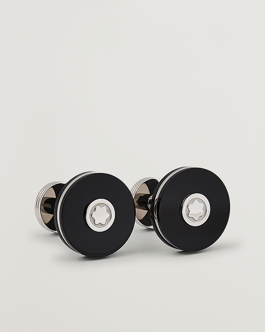 Homme | Montblanc Cufflinks Steel Black | Montblanc | Cufflinks Steel Black