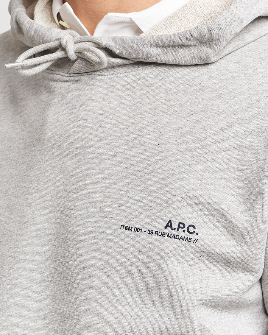 Homme | Pulls Et Tricots | A.P.C. | Item Hoodie Heather Grey