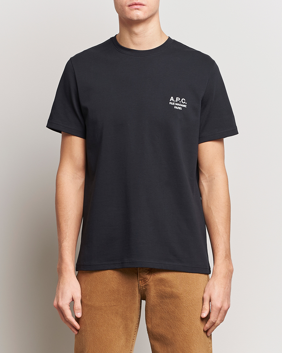 Homme | T-Shirts Noirs | A.P.C. | Raymond T-Shirt Black