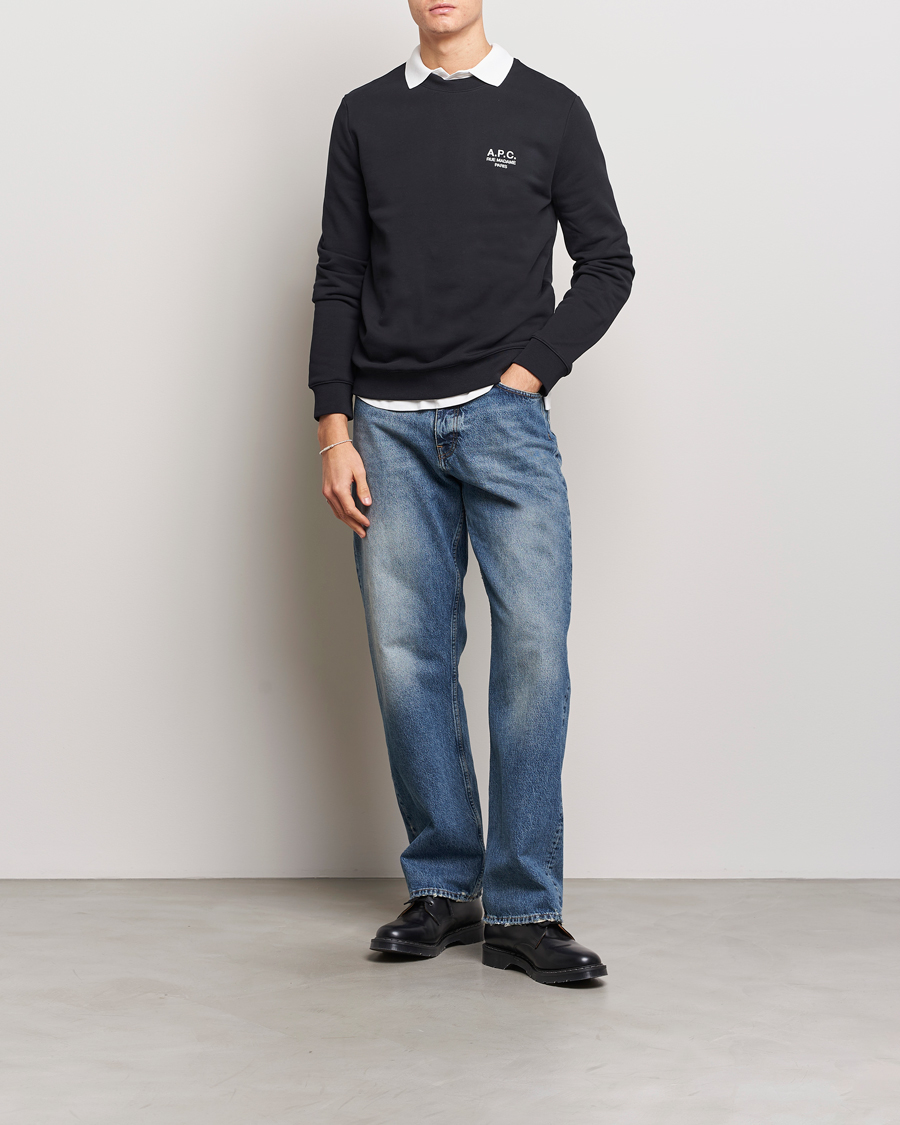 Homme | Pulls Et Tricots | A.P.C. | Rider Sweatshirt Black