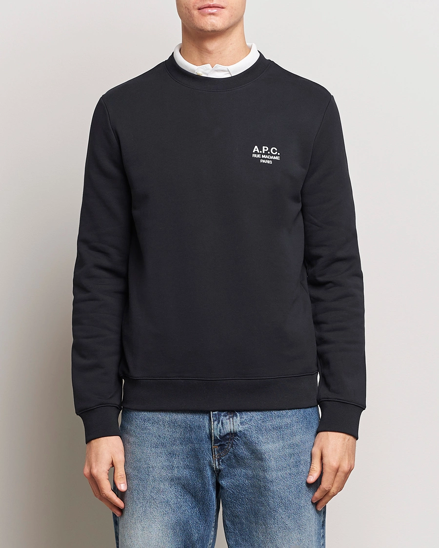 Men | Sweatshirts | A.P.C. | Rider Sweatshirt Black