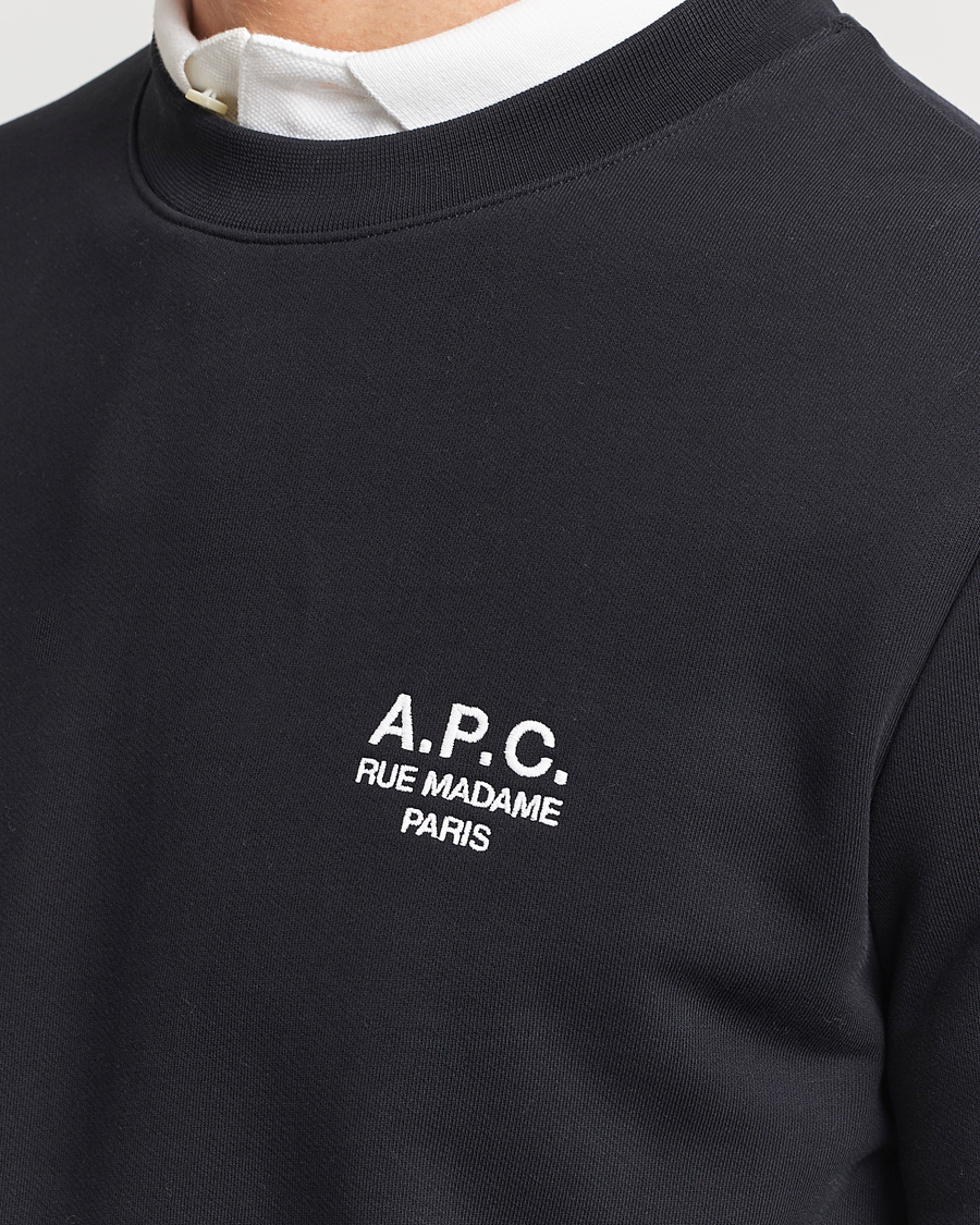 Homme | Pulls Et Tricots | A.P.C. | Rider Sweatshirt Black