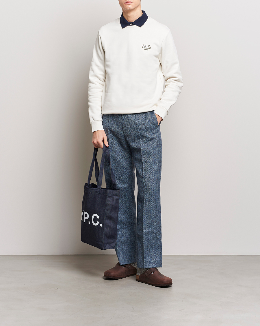 Homme | Pulls Et Tricots | A.P.C. | Rider Sweatshirt Chalk