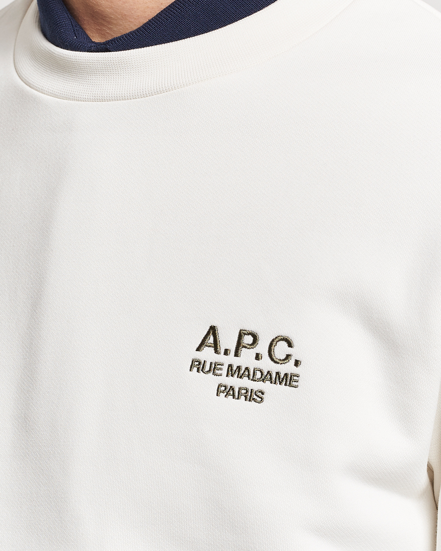 Homme | Pulls Et Tricots | A.P.C. | Rider Sweatshirt Chalk