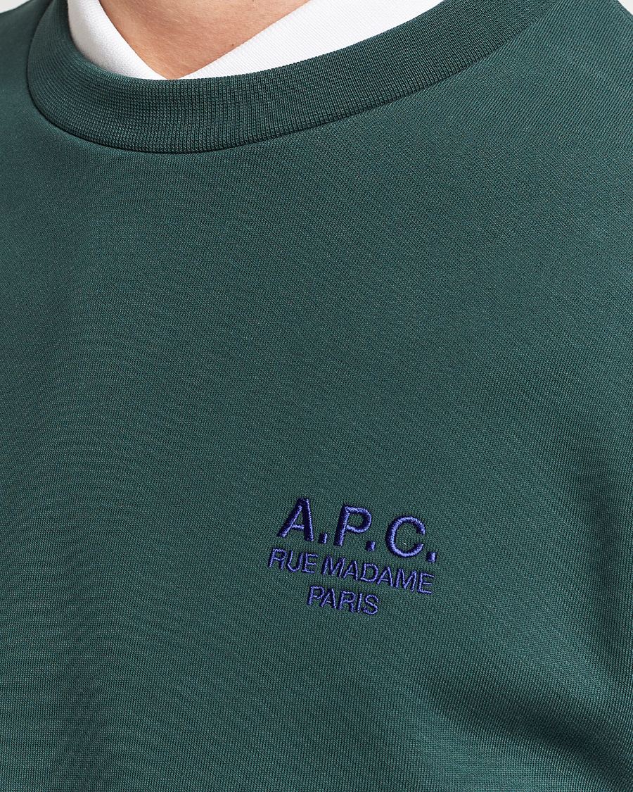 Homme | Pulls Et Tricots | A.P.C. | Rider Sweatshirt Pine Green
