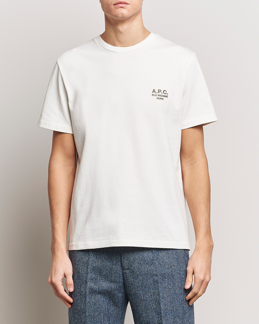 Homme | T-shirts | A.P.C. | Raymond T-Shirt Chalk