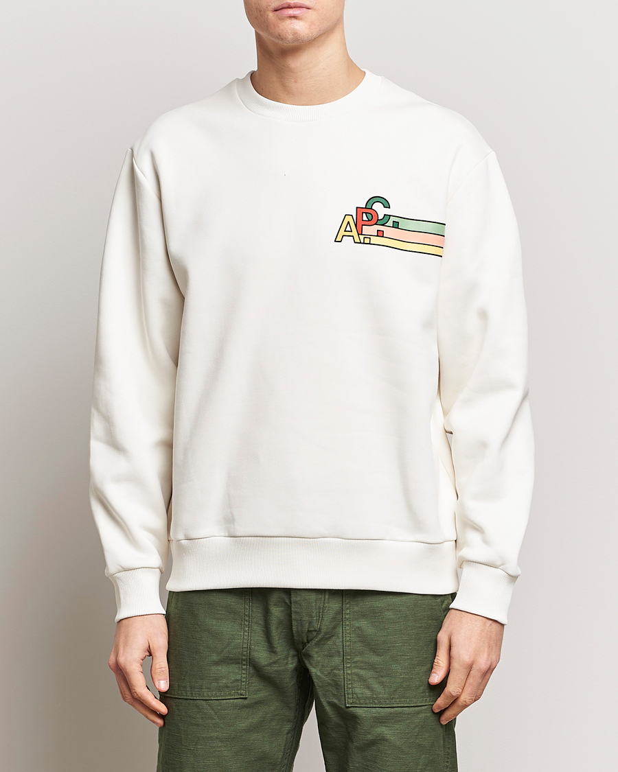 Men | Sweatshirts | A.P.C. | Spring Sweatshirt Chalk
