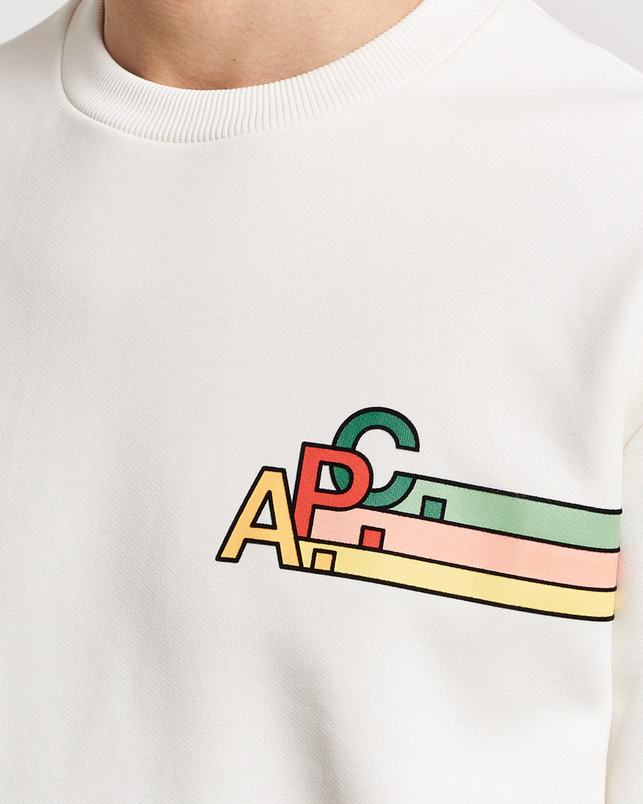 Homme | Pulls Et Tricots | A.P.C. | Spring Sweatshirt Chalk