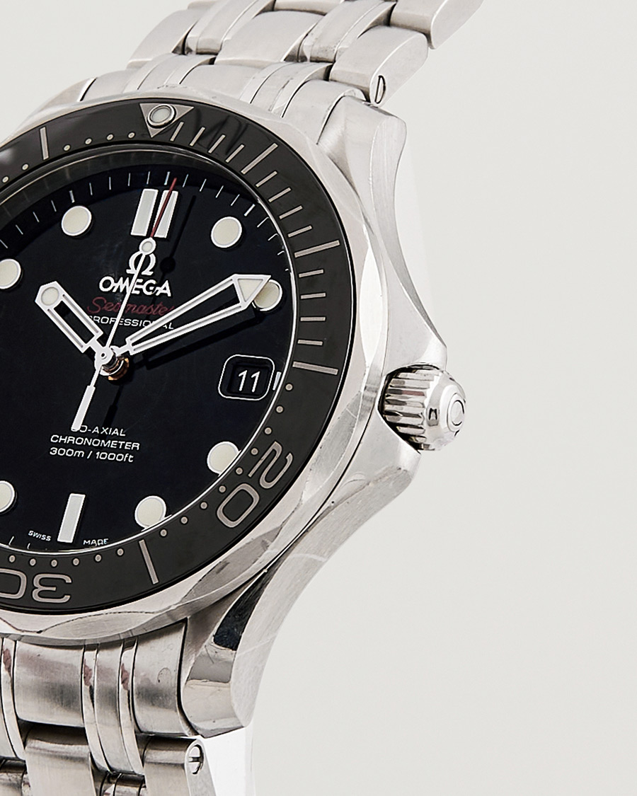 Homme | Omega Pre-Owned Seamaster Diver 300M 212.30.41.20.01.002 Steel Black | Omega Pre-Owned | Seamaster Diver 300M 212.30.41.20.01.002 Steel Black