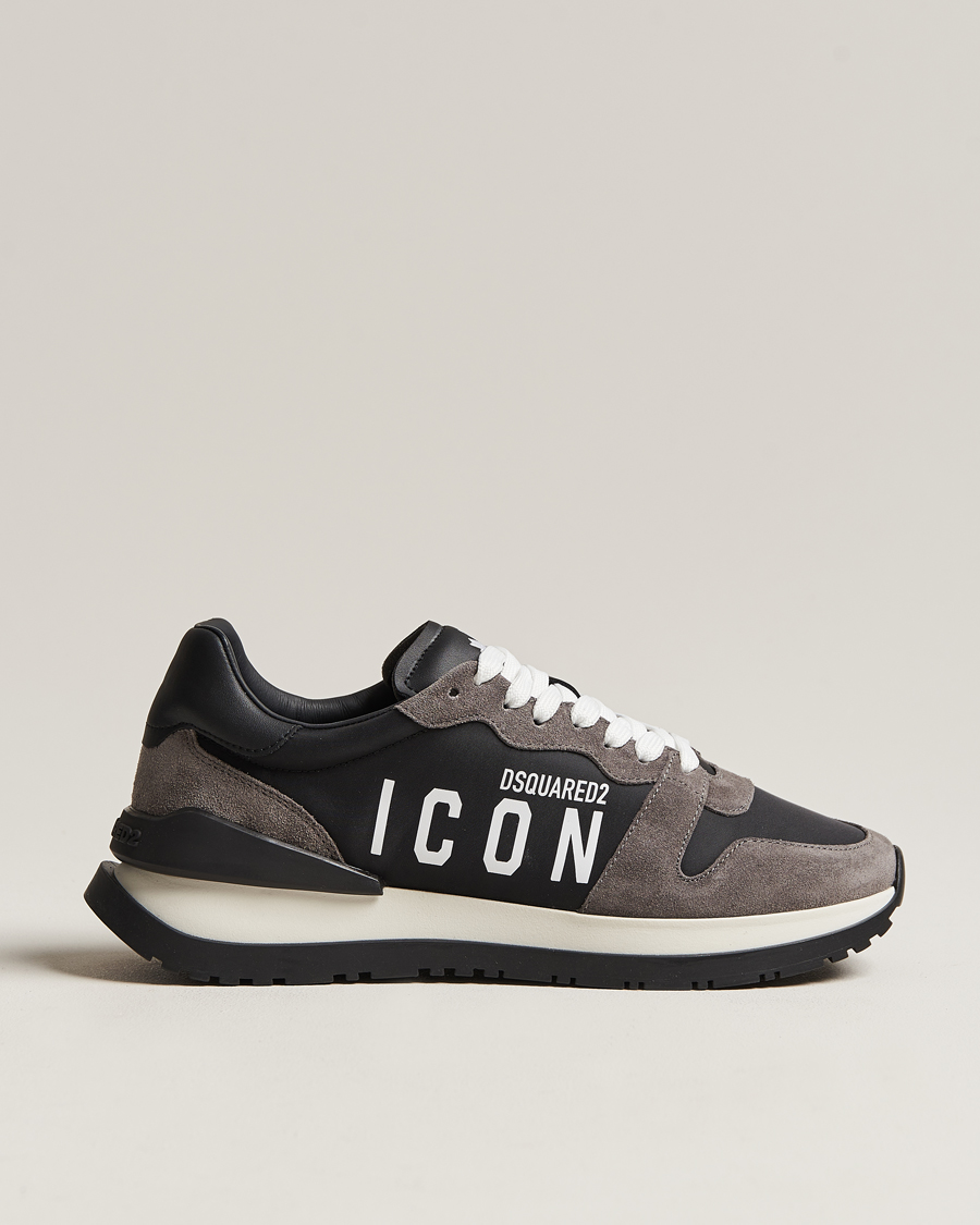 Homme | Dsquared2 Icon Run DS2 Sneaker Black | Dsquared2 | Icon Run DS2 Sneaker Black