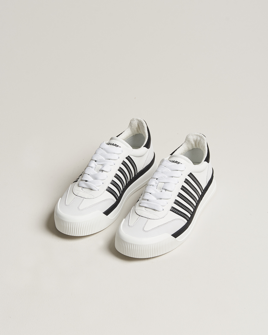 Homme | Baskets Blanches | Dsquared2 | New Jersey Leather Sneaker White
