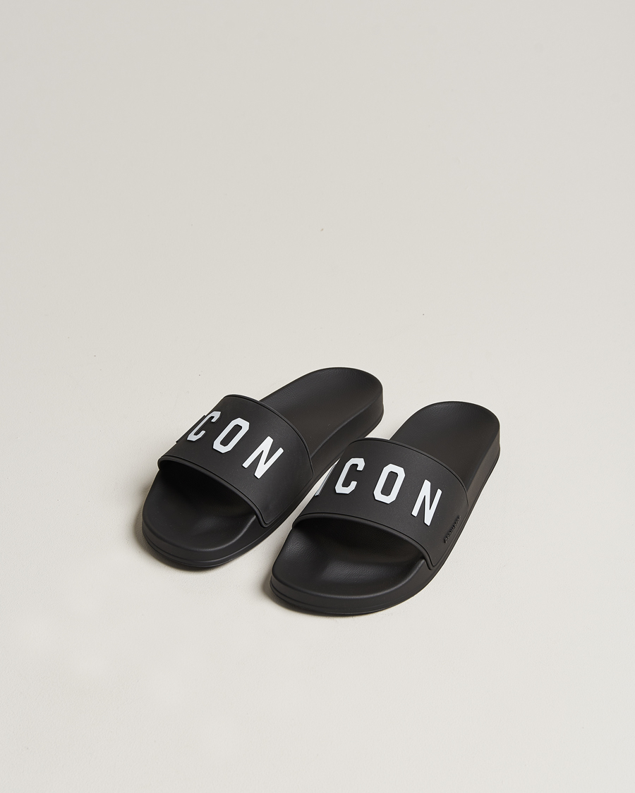 Homme | Chaussures | Dsquared2 | Be Icon Slides Black