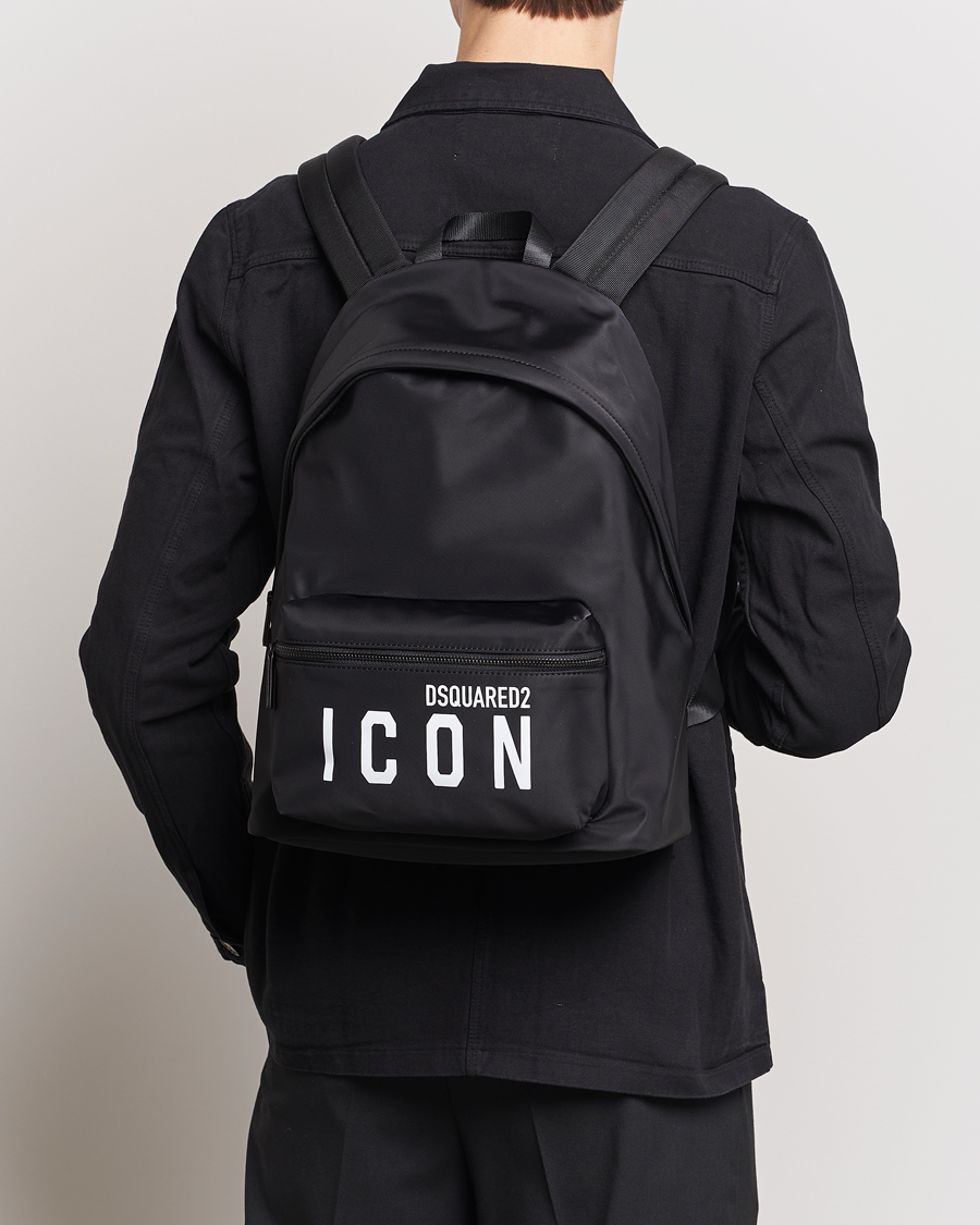 Homme | Accessoires | Dsquared2 | Be Icon Backpack Black