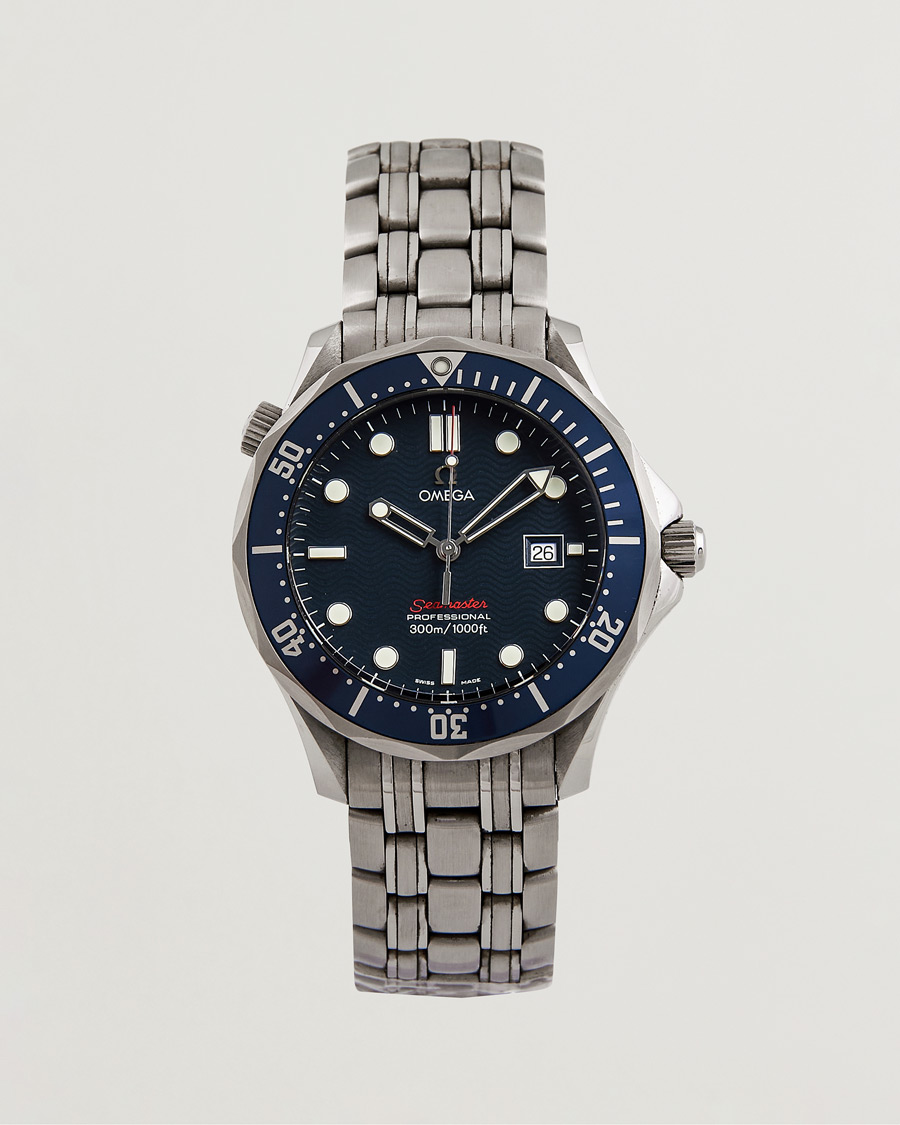 Homme | Omega Pre-Owned Seamaster Diver 300M 2221.80.00 Steel Blue | Omega Pre-Owned | Seamaster Diver 300M 2221.80.00 Steel Blue