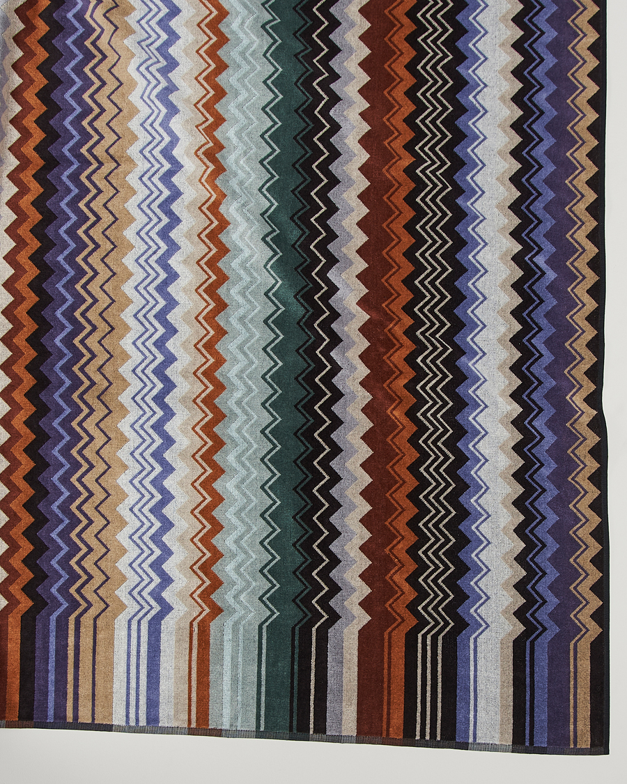 Homme | Pour La Maison | Missoni Home | Giacomo Bath Sheet 100x150 cm Verde Multi