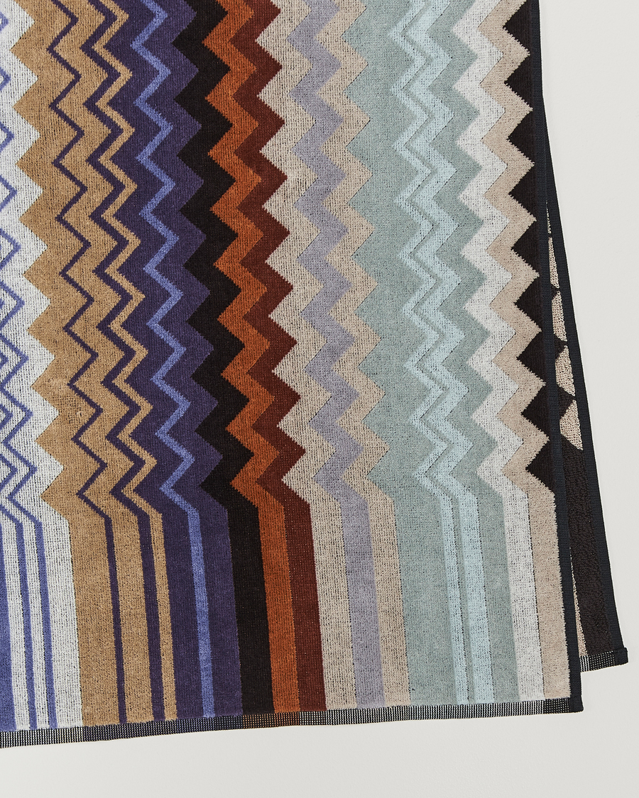 Homme | Pour La Maison | Missoni Home | Giacomo Bath Sheet 100x150 cm Verde Multi