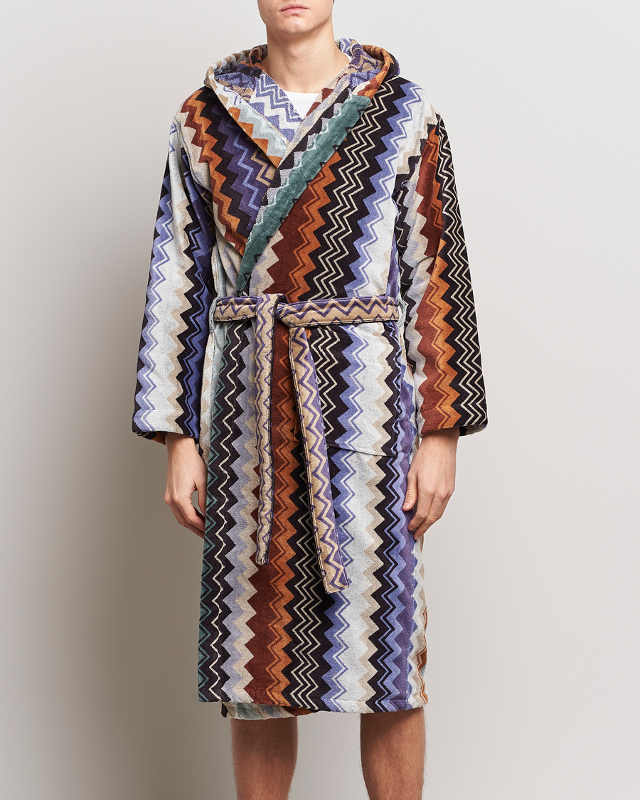 Homme | Peignoirs Et Pyjamas | Missoni Home | Giacomo Bathrobe Verde Multi
