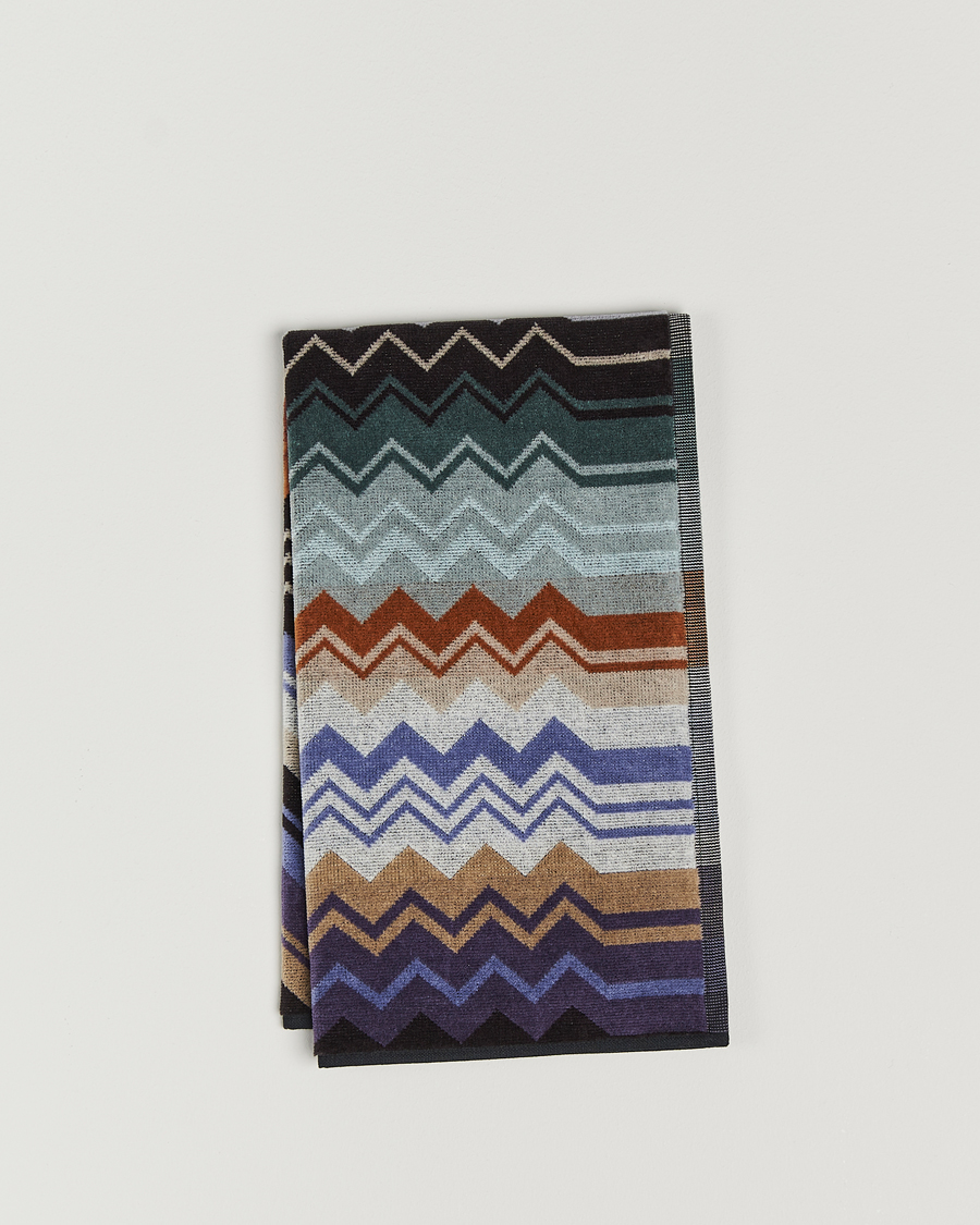 Homme | Pour La Maison | Missoni Home | Giacomo Hand Towel 40x70cm Verde Multi