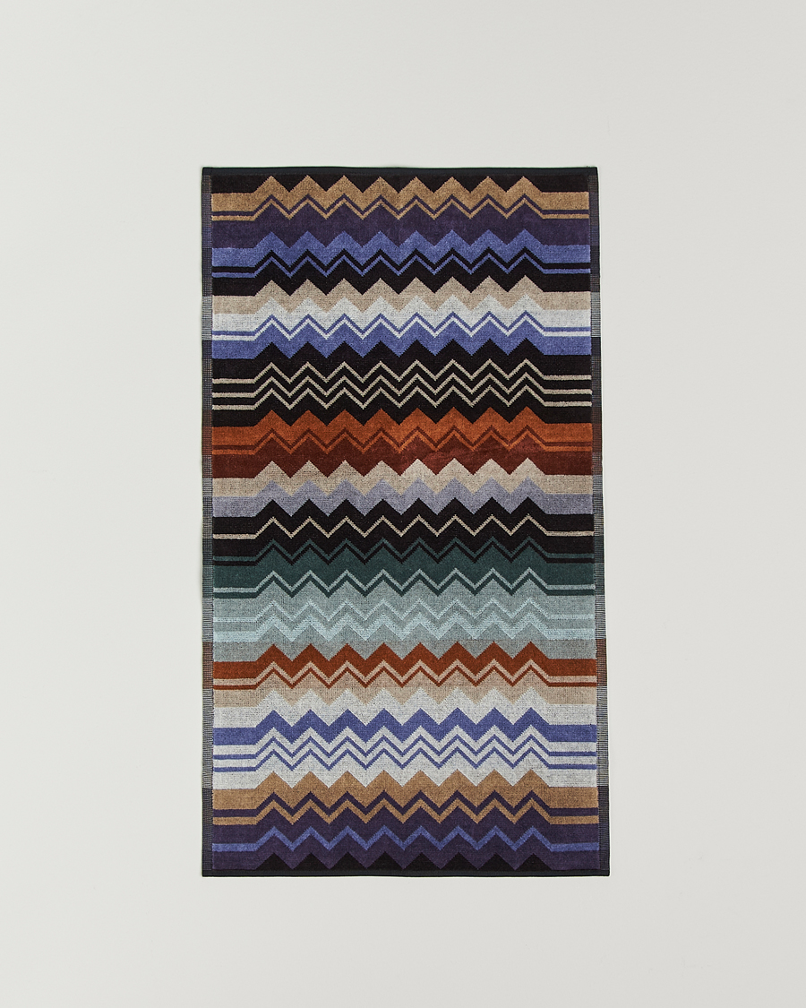 Homme | Pour La Maison | Missoni Home | Giacomo Hand Towel 40x70cm Verde Multi