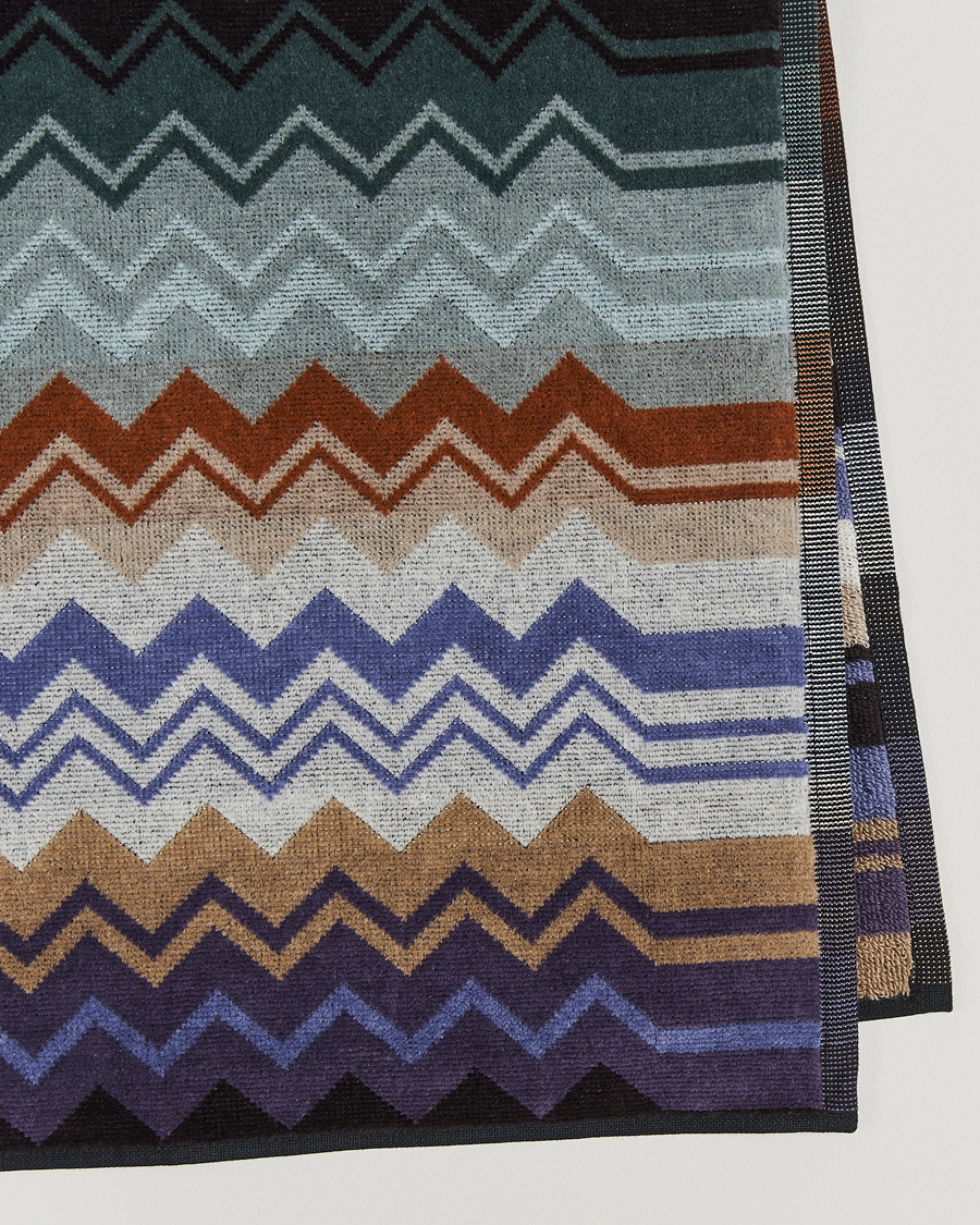 Homme | Pour La Maison | Missoni Home | Giacomo Hand Towel 40x70cm Verde Multi
