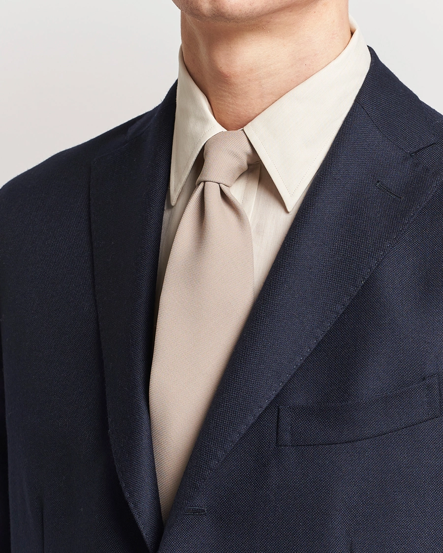 Homme | Cravates | Ralph Lauren Purple Label | Wool Tie Beige