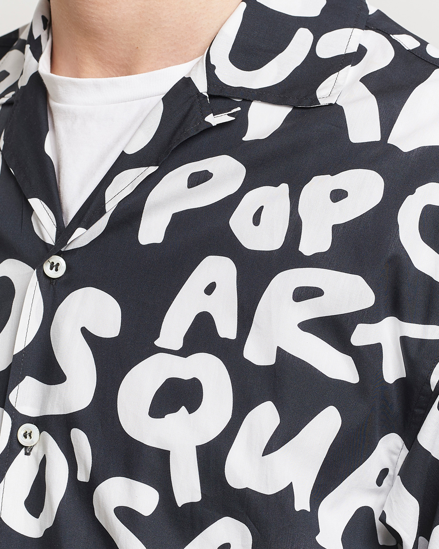Homme | Chemises | Dsquared2 | Pop 80's Bowling Shirt Black