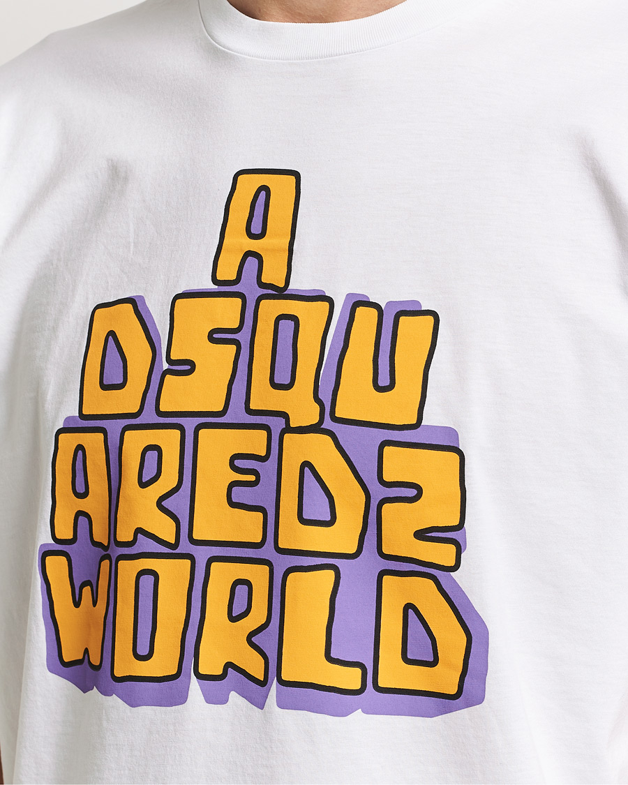 Homme | T-shirts | Dsquared2 | Cool Fit Logo Crew Neck T-Shirt White