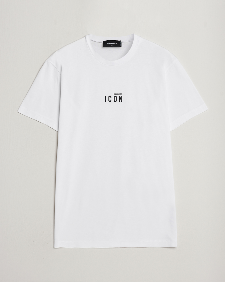 Homme | T-shirts | Dsquared2 | Icon Small Logo Crew Neck T-Shirt White