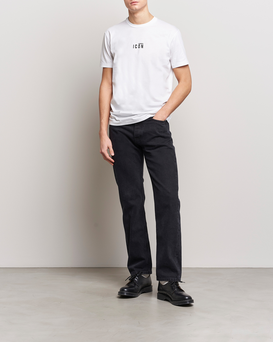 Homme | T-shirts | Dsquared2 | Icon Small Logo Crew Neck T-Shirt White