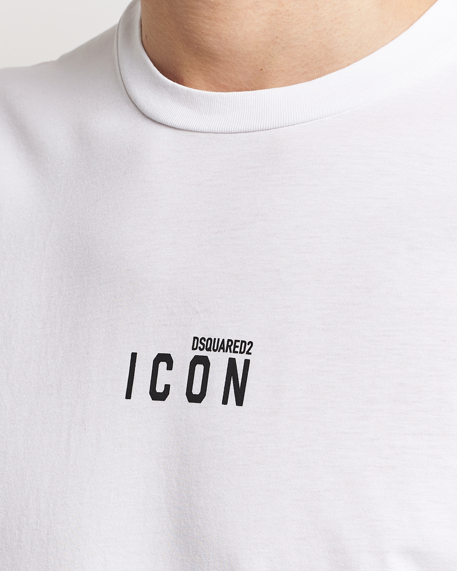 Homme | T-shirts | Dsquared2 | Icon Small Logo Crew Neck T-Shirt White