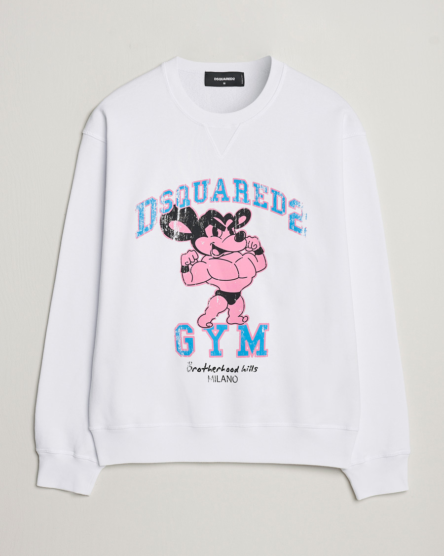 Homme | Pulls Et Tricots | Dsquared2 | Cool Fit Crew Neck Sweatshirt White