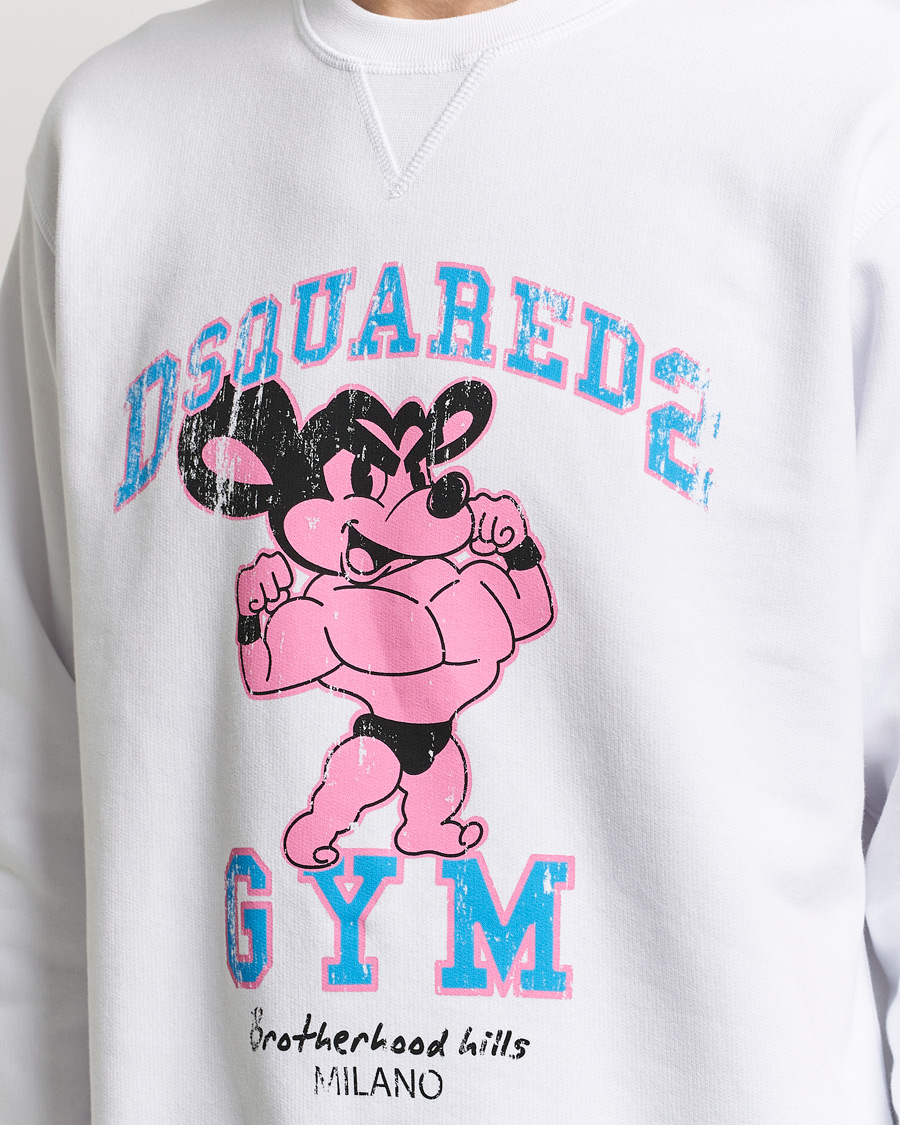 Homme | Pulls Et Tricots | Dsquared2 | Cool Fit Crew Neck Sweatshirt White