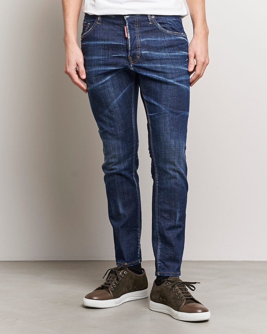 Homme | Jeans | Dsquared2 | Skater Jeans Navy Blue