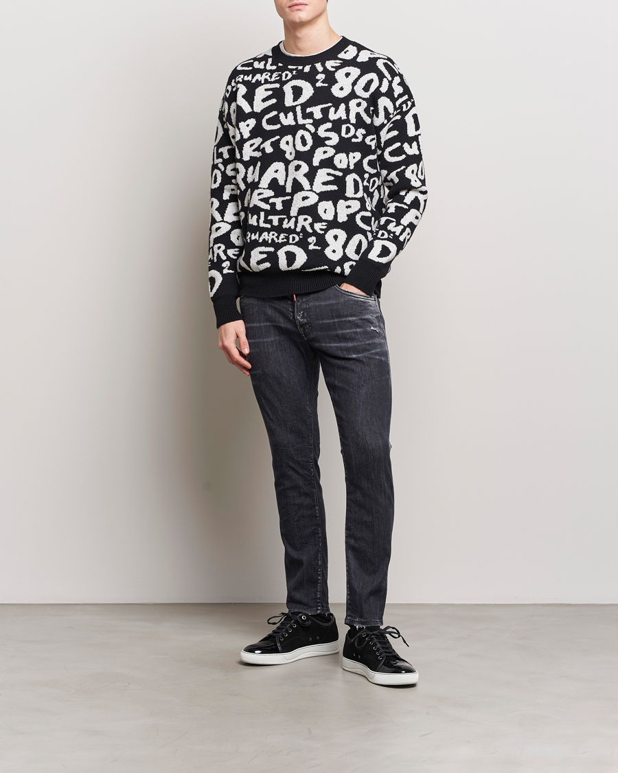 Homme | Jeans | Dsquared2 | Skater Jeans Washed Black