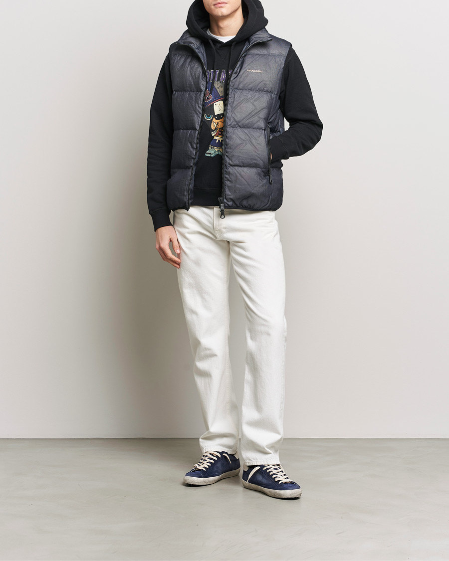 Homme | Manteaux Et Vestes | Dsquared2 | 3D Ripstop Puffer Vest Navy