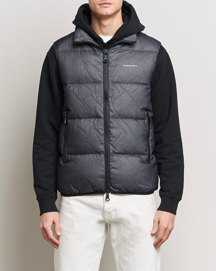 Homme | Gilets | Dsquared2 | 3D Ripstop Puffer Vest Navy