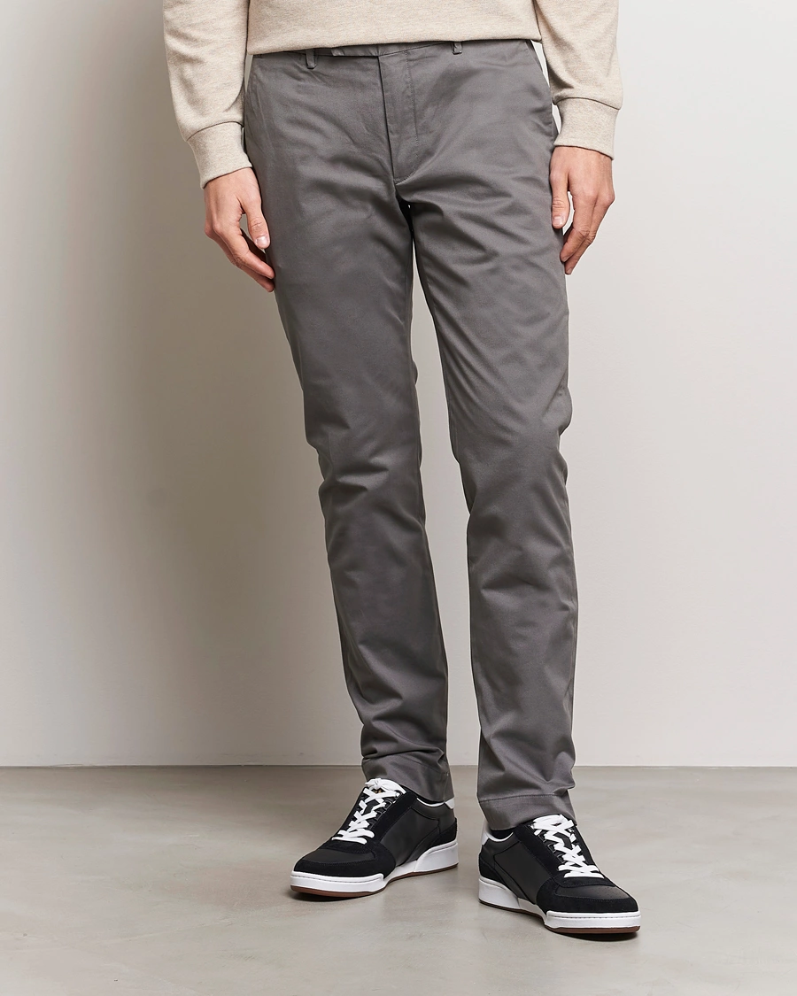 Homme | Pantalons | Polo Ralph Lauren | Slim Fit Stretch Chinos Norfolk Grey