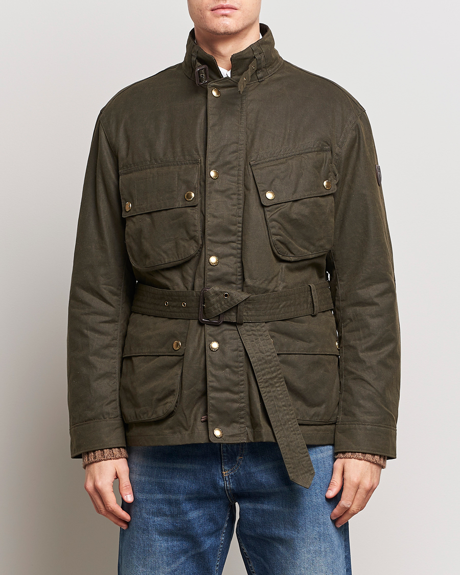 Homme | Manteaux Et Vestes | Polo Ralph Lauren | Waxed Field Jacket Oil Cloth Green