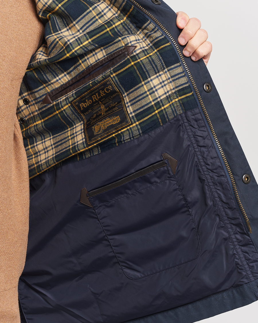 Homme | Manteaux Et Vestes | Polo Ralph Lauren | Waxed Cotton Field Jacket Navy