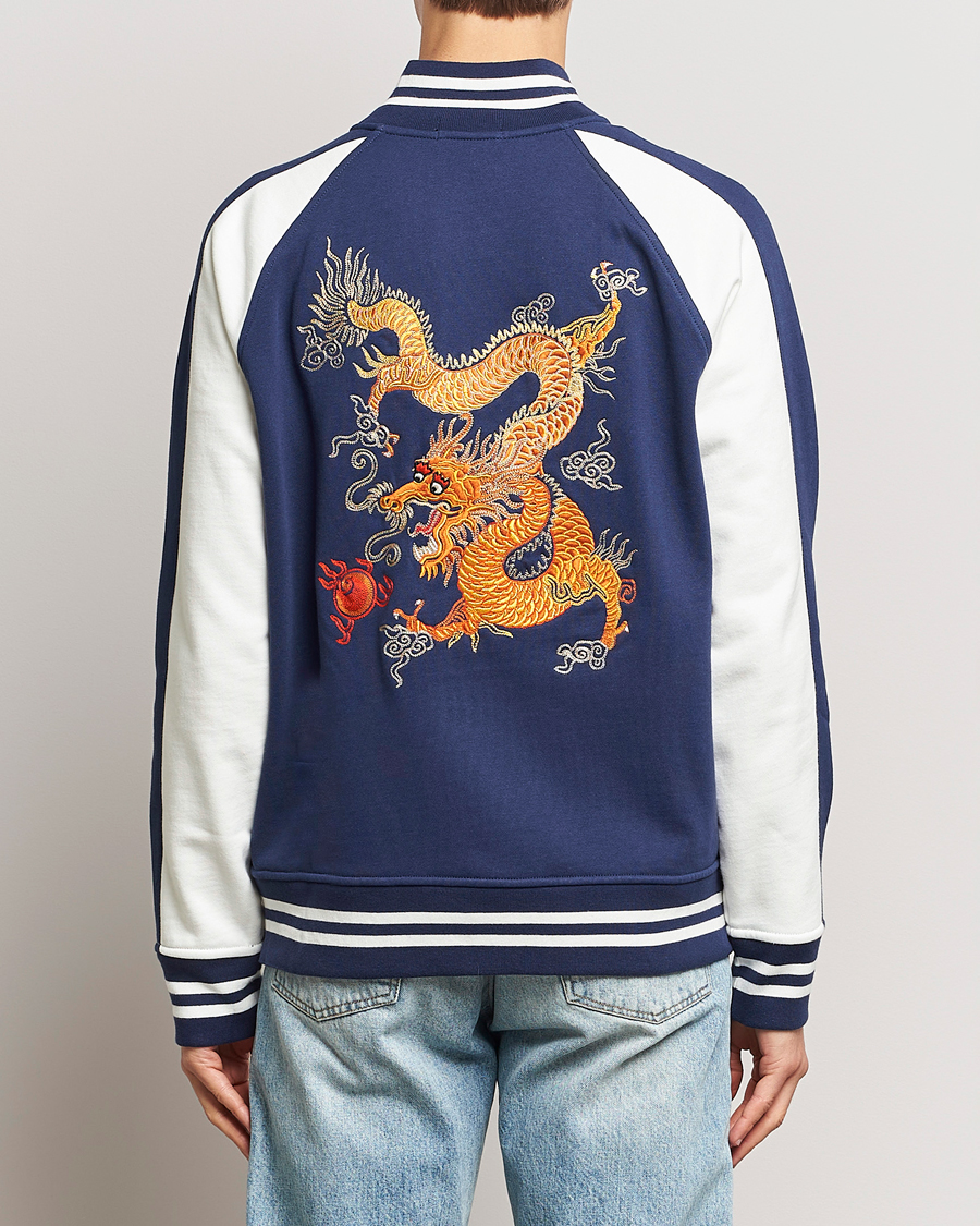 Homme | Manteaux Et Vestes | Polo Ralph Lauren | Lunar New Year Fleece Bomber Jacket Dark Cobalt/Nevis