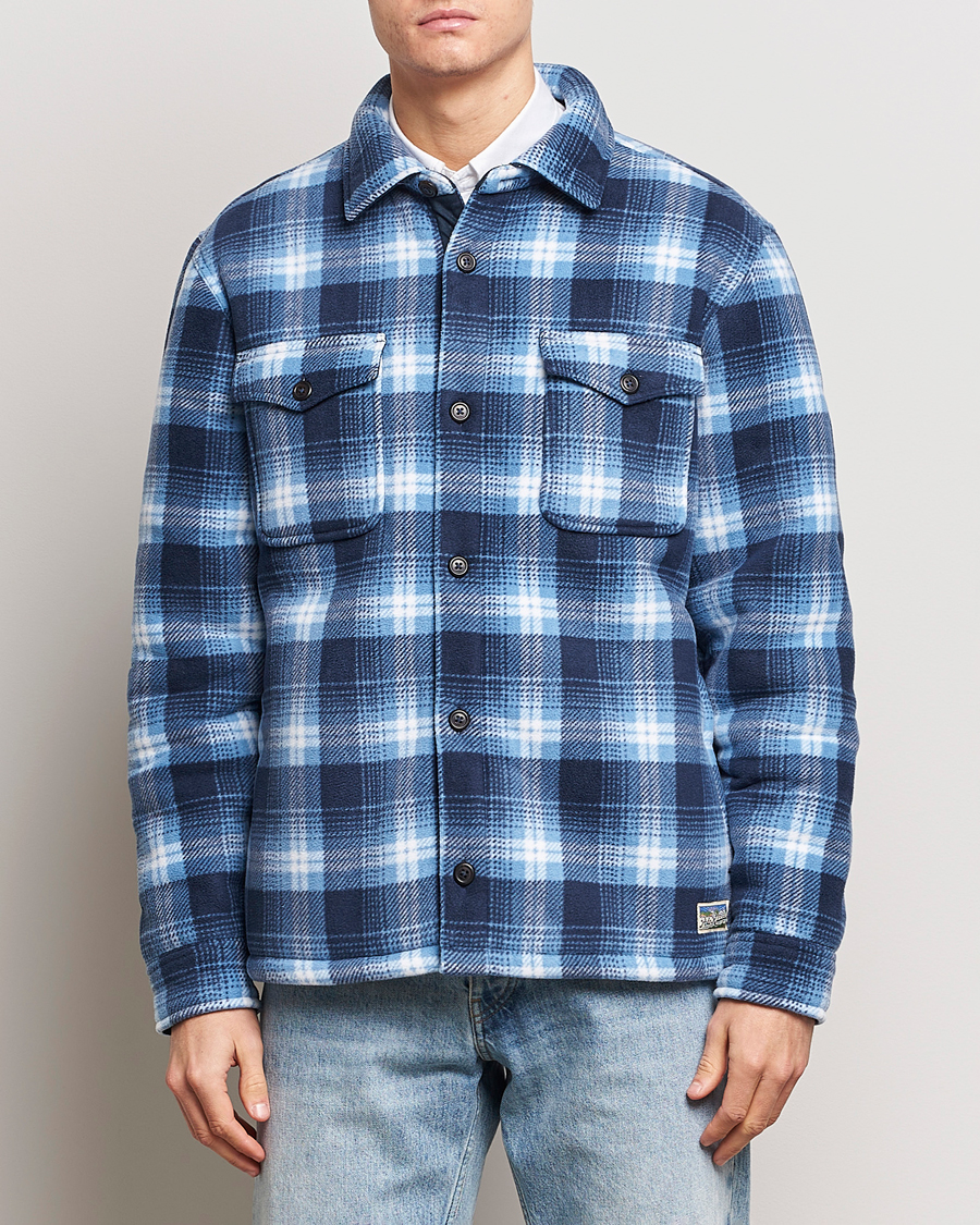 Homme | Manteaux Et Vestes | Polo Ralph Lauren | Magic Fleece Outdoor Shirt Jacket Ombre Blue