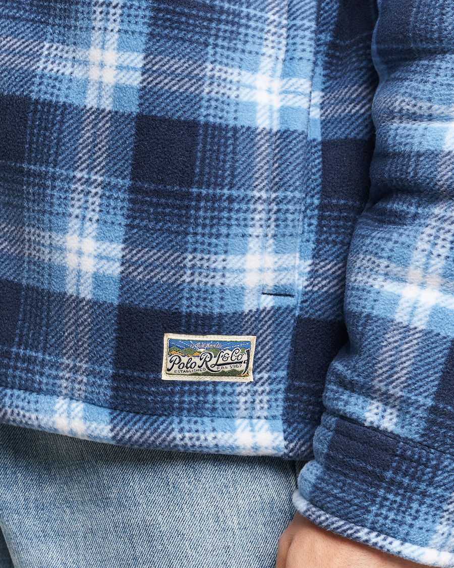 Homme | Manteaux Et Vestes | Polo Ralph Lauren | Magic Fleece Outdoor Shirt Jacket Ombre Blue