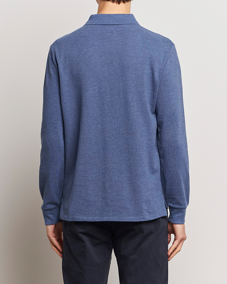 Homme | Pulls Et Tricots | Polo Ralph Lauren | Custom Slim Fit Long Sleeve Polo Navy Heather