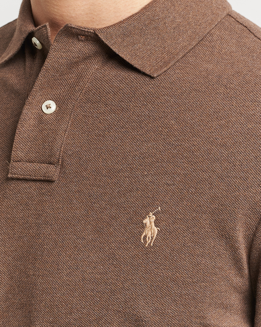 Homme | Pulls Et Tricots | Polo Ralph Lauren | Slim Fit Long Sleeve Polo Cedar Heather