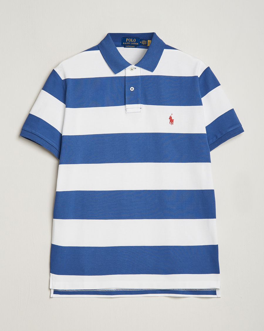 Homme | Polos | Polo Ralph Lauren | Barstriped Polo Blue/White