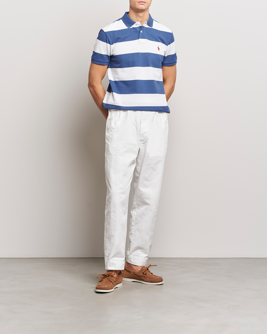 Homme | Polos | Polo Ralph Lauren | Barstriped Polo Blue/White