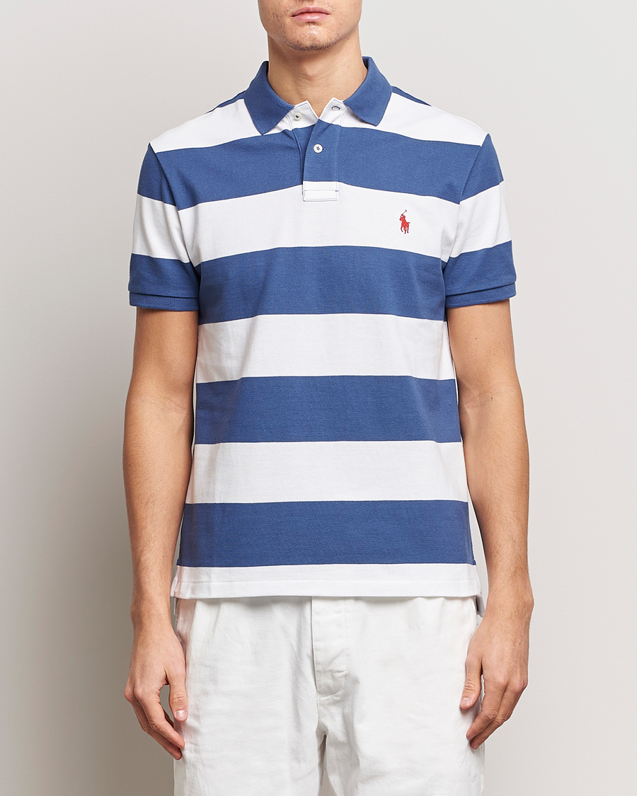 Homme | Preppy Authentic | Polo Ralph Lauren | Barstriped Polo Blue/White