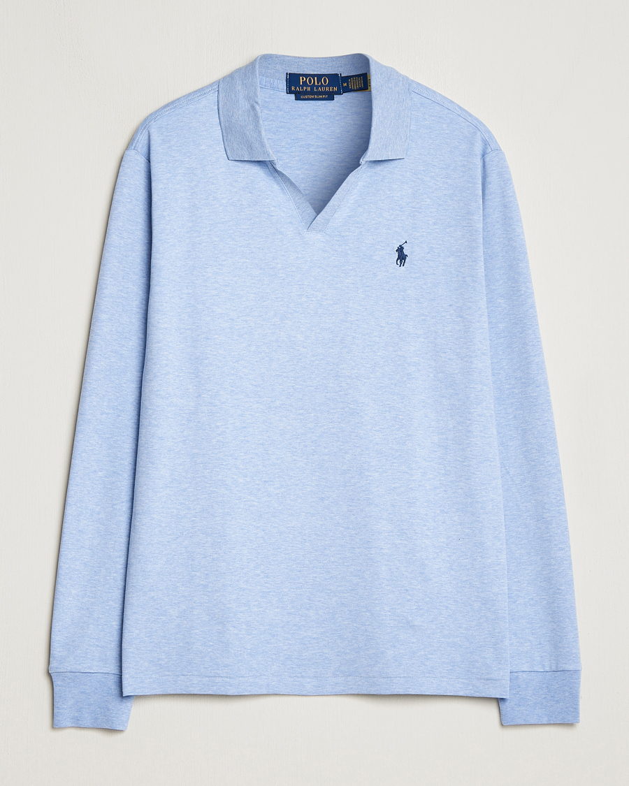 Homme | Pulls Et Tricots | Polo Ralph Lauren | Long Sleeve Polo Shirt Isle Heather